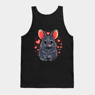 Chinchilla Valentine Day Tank Top